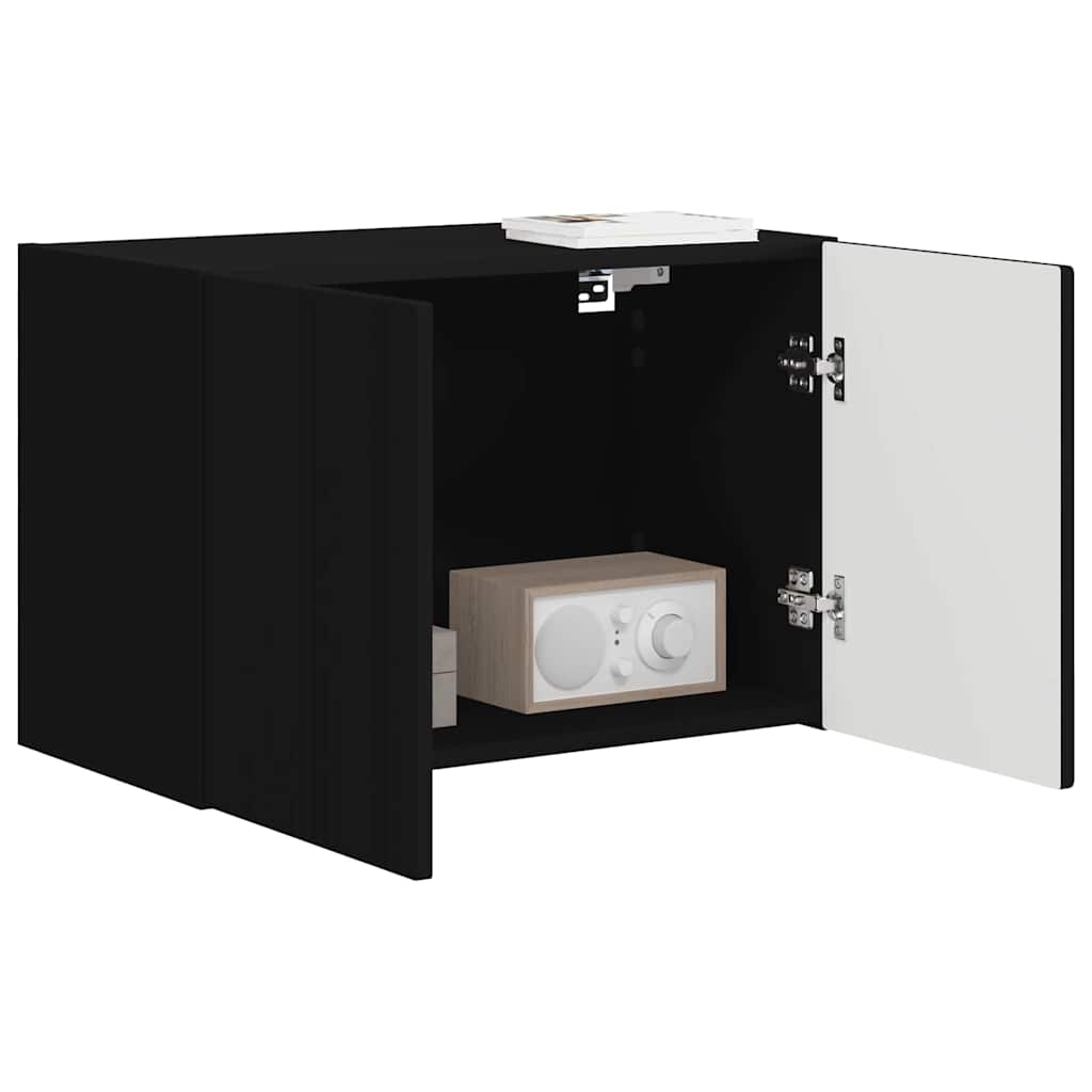vidaXL Szafka pod telewizor Czarny 59,5 x 31 x 40 cm