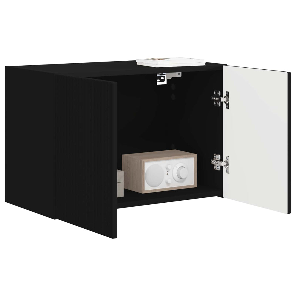vidaXL Szafka pod telewizor 59,5 x 31 x 40 cm Czarny