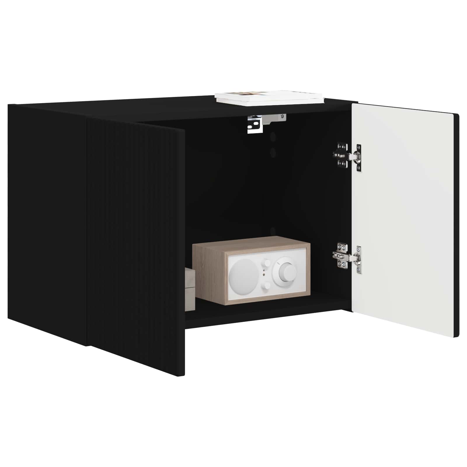 vidaXL Szafka pod telewizor 59,5 x 31 x 40 cm Czarny