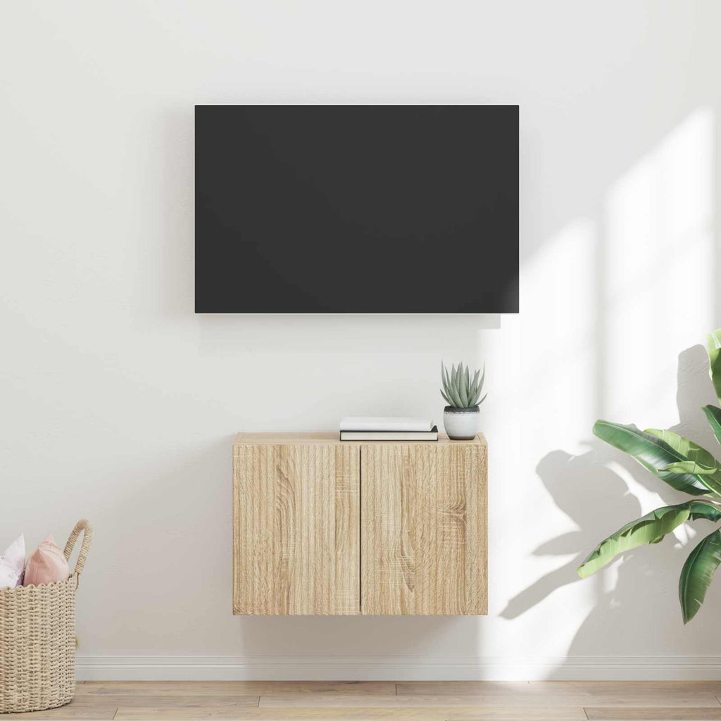 vidaXL Szafka pod telewizor 59,5 x 31 x 40 cm Dąb Sonoma