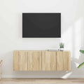 vidaXL Szafka pod telewizor 2 pcs Dąb Sonoma 59,5 x 31 x 40 cm
