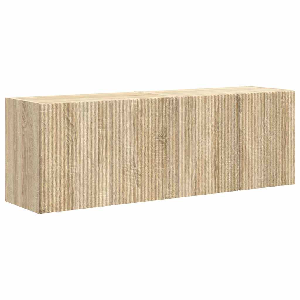 vidaXL Szafka pod telewizor 2 pcs Dąb Sonoma 59,5 x 31 x 40 cm