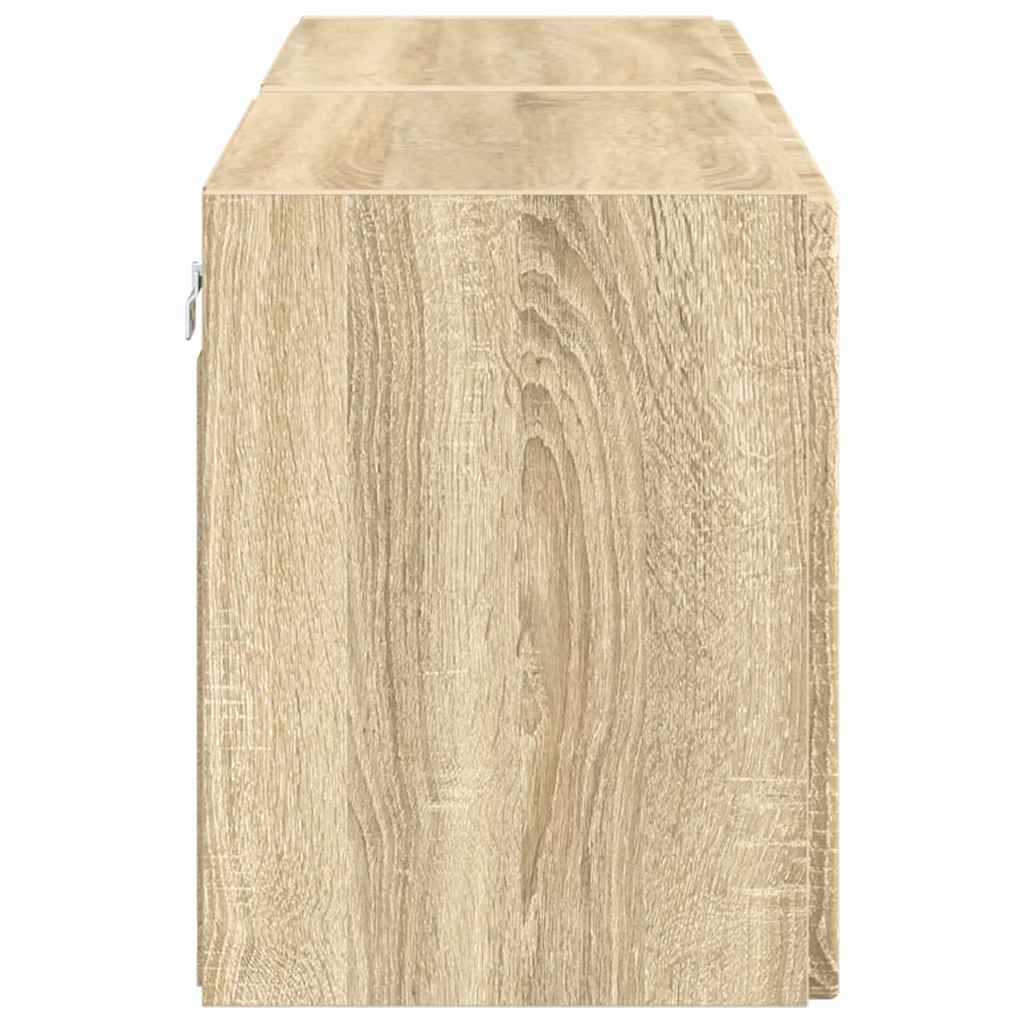 vidaXL Szafka pod telewizor 2 pcs Dąb Sonoma 59,5 x 31 x 40 cm