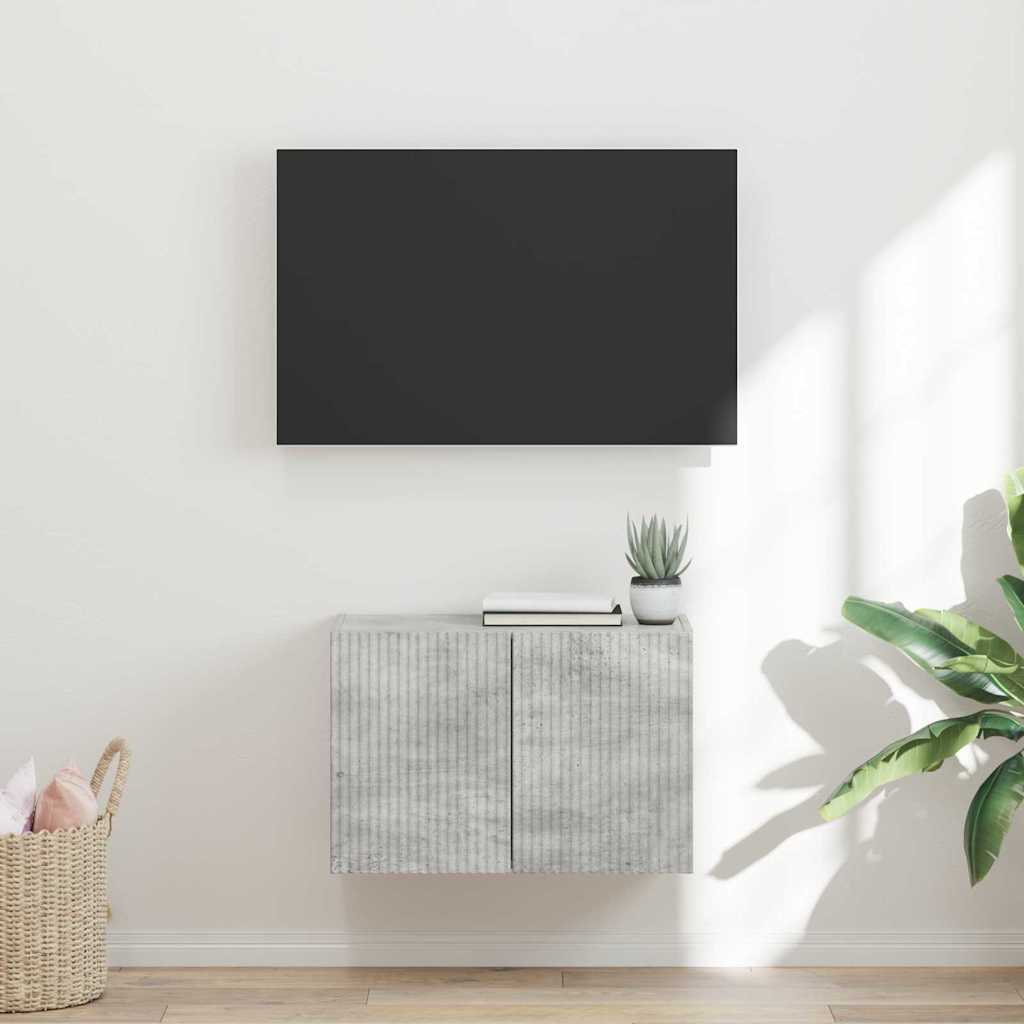 vidaXL Szafka pod telewizor Betonowy szary 59,5 x 31 x 40 cm