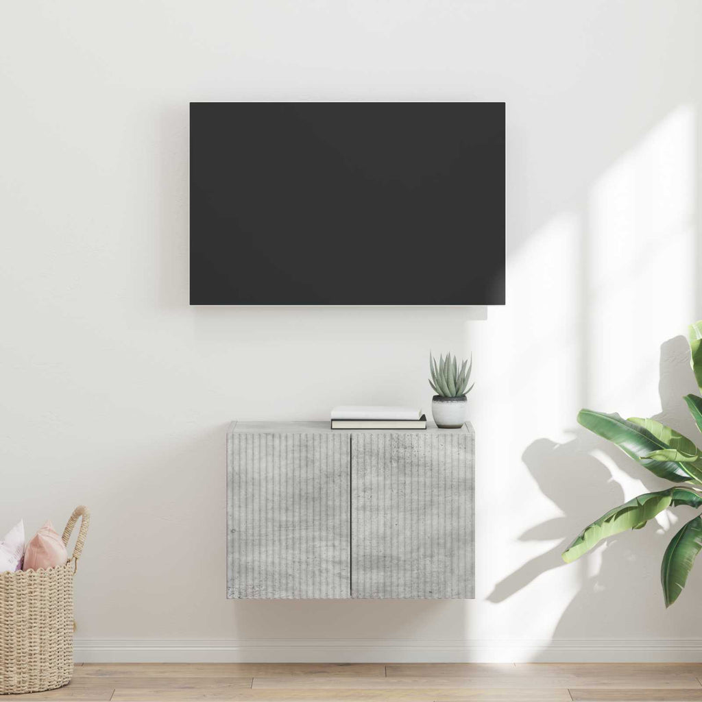 vidaXL Szafka pod telewizor 59,5 x 31 x 40 cm Betonowy szary