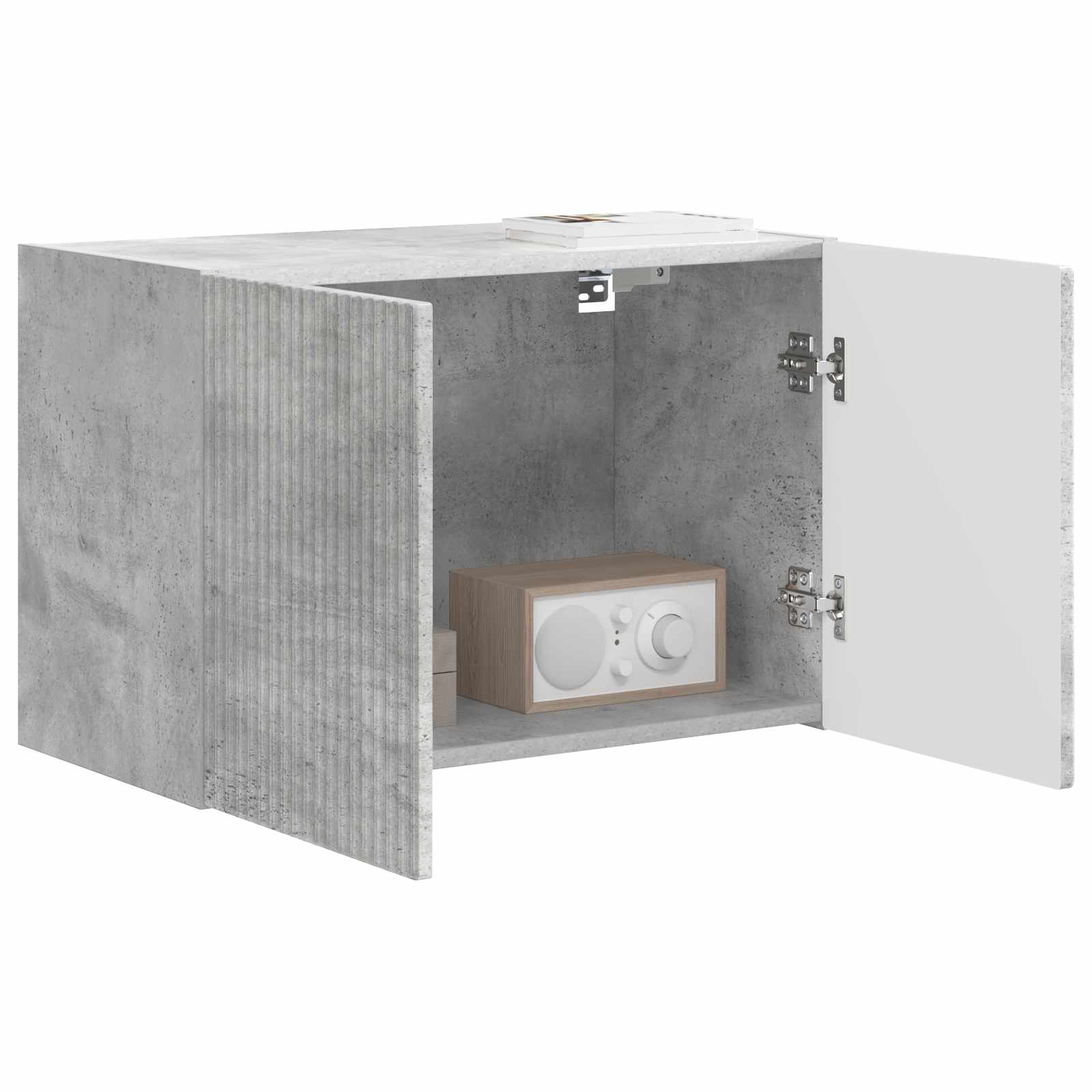 vidaXL Szafka pod telewizor 59,5 x 31 x 40 cm Betonowy szary