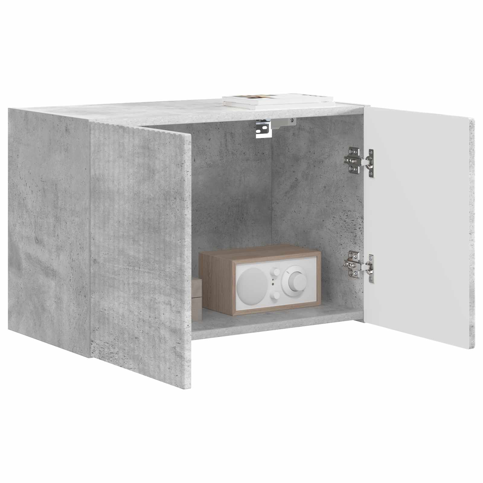 vidaXL Szafka pod telewizor 59,5 x 31 x 40 cm Betonowy szary