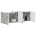vidaXL Szafka pod telewizor 2 pcs Betonowy szary 59,5 x 31 x 40 cm