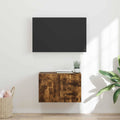 vidaXL Szafka pod telewizor Dąb wędzony 59,5 x 31 x 40 cm
