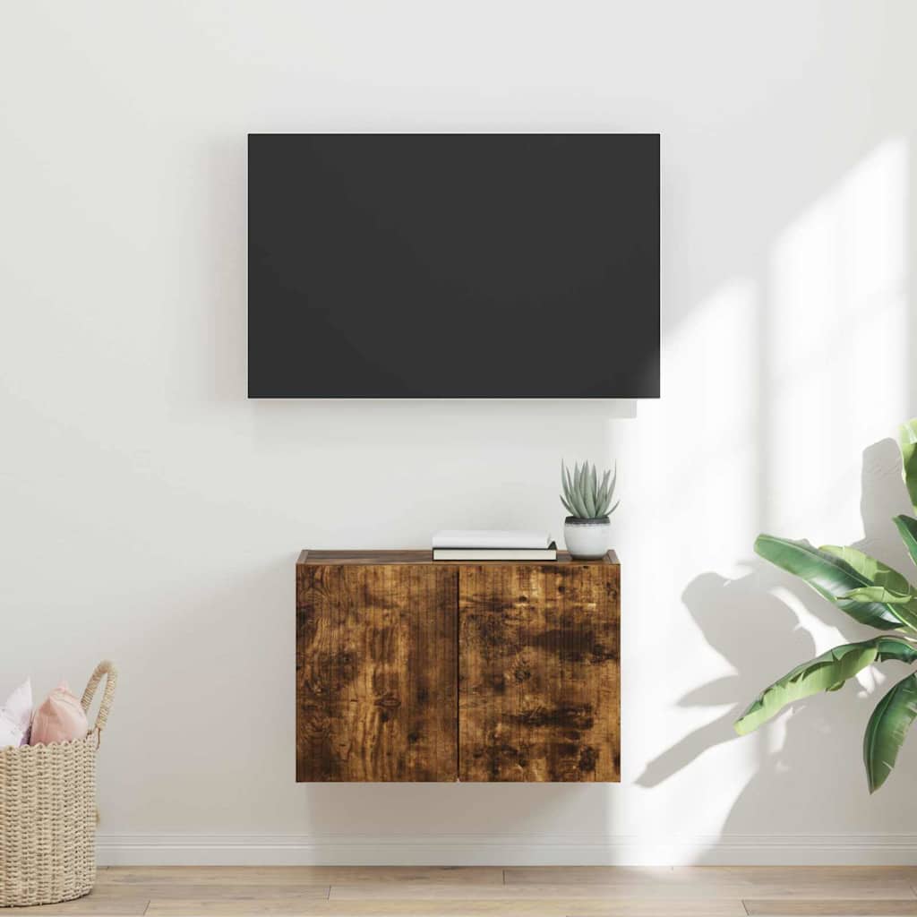 vidaXL Szafka pod telewizor Dąb wędzony 59,5 x 31 x 40 cm