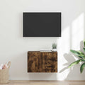 vidaXL Szafka pod telewizor 59,5 x 31 x 40 cm Dąb wędzony