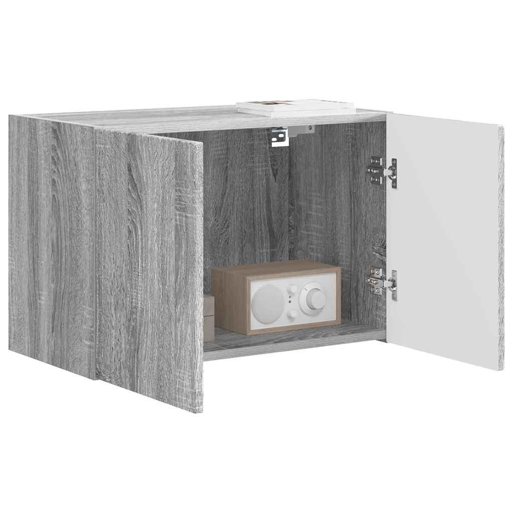 vidaXL Szafka pod telewizor Szary Sonoma 59,5 x 31 x 40 cm