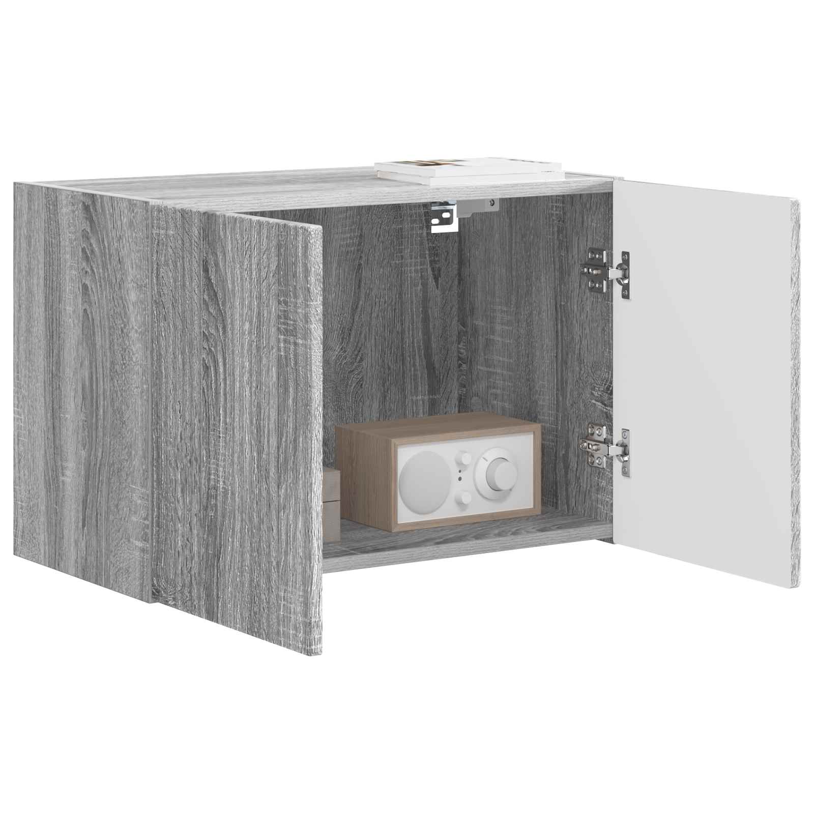 vidaXL Szafka pod telewizor 59,5 x 31 x 40 cm Szary Sonoma