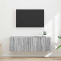 vidaXL Szafka pod telewizor 2 pcs Szary Sonoma 59,5 x 31 x 40 cm