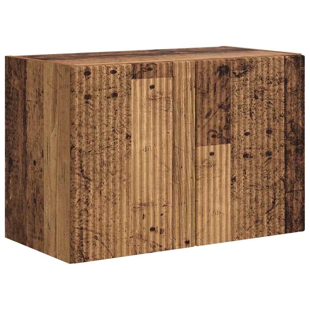 vidaXL Szafka pod telewizor Stare drewno 59,5 x 31 x 40 cm