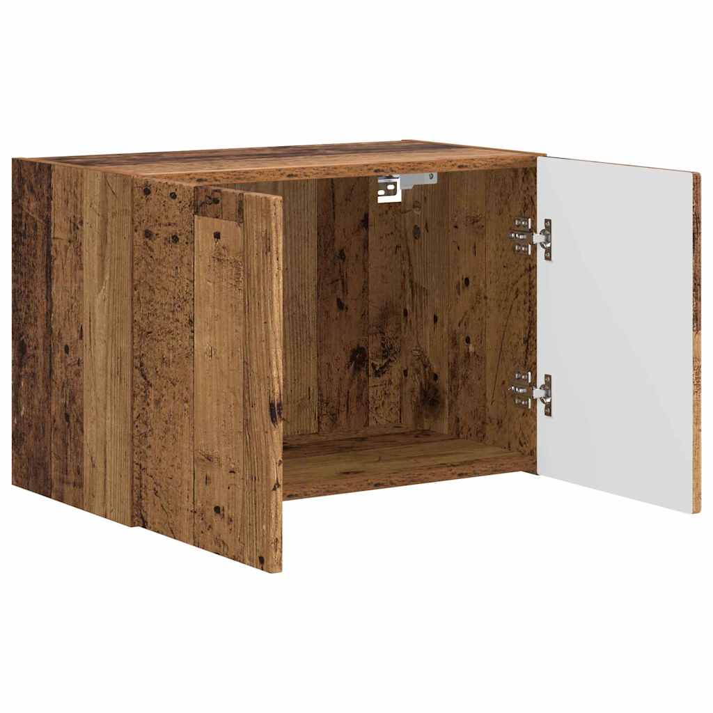 vidaXL Szafka pod telewizor Stare drewno 59,5 x 31 x 40 cm