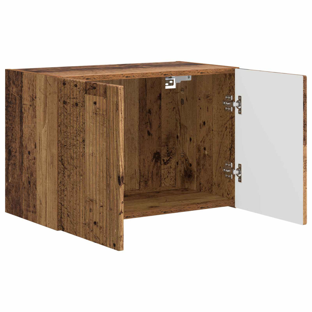 vidaXL Szafka pod telewizor 59,5 x 31 x 40 cm Stare drewno