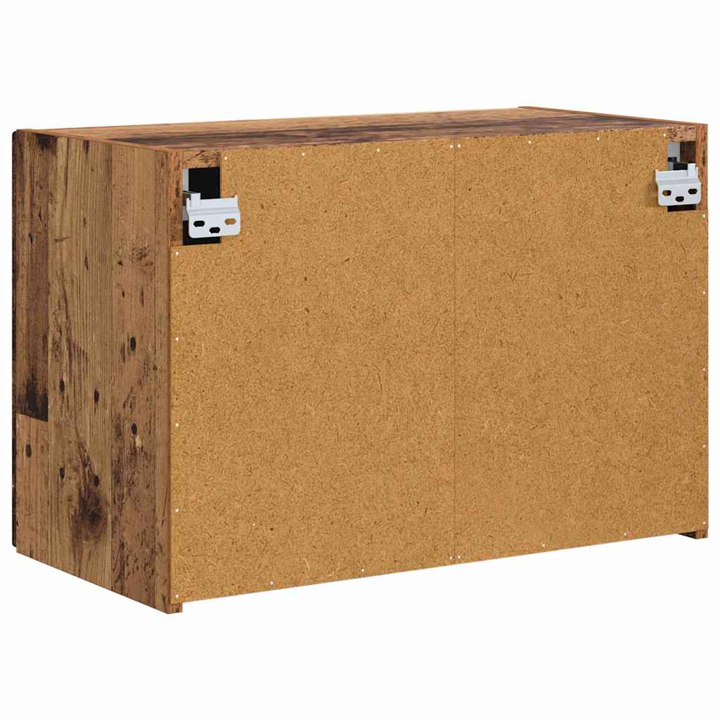vidaXL Szafka pod telewizor Stare drewno 59,5 x 31 x 40 cm