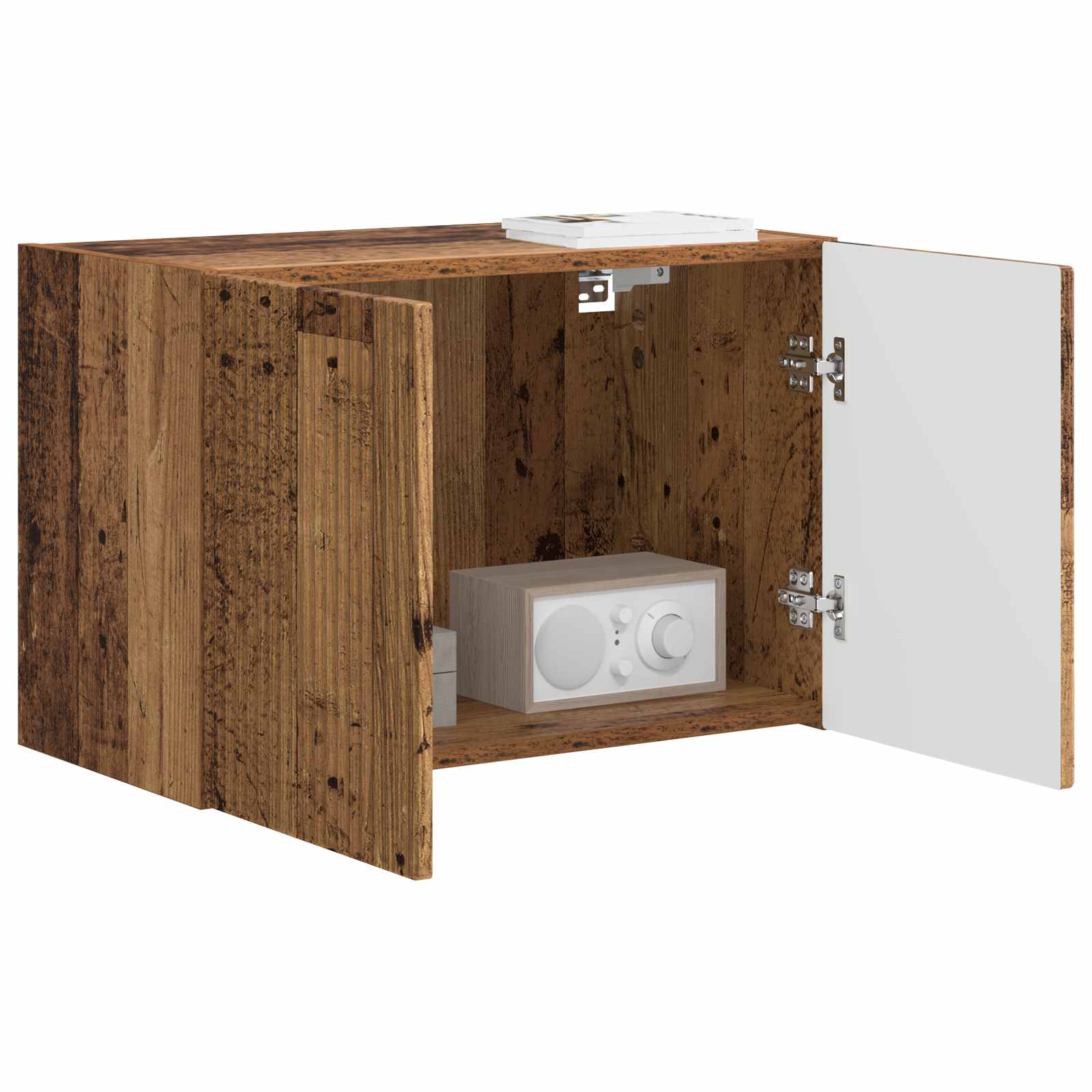 vidaXL Szafka pod telewizor 59,5 x 31 x 40 cm Stare drewno