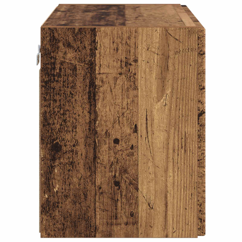 vidaXL Szafka pod telewizor 59,5 x 31 x 40 cm Stare drewno