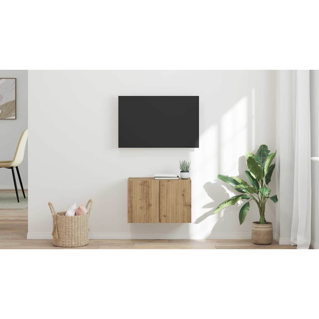 vidaXL Szafka pod telewizor Dąb rzemieślniczy 59,5 x 31 x 40 cm