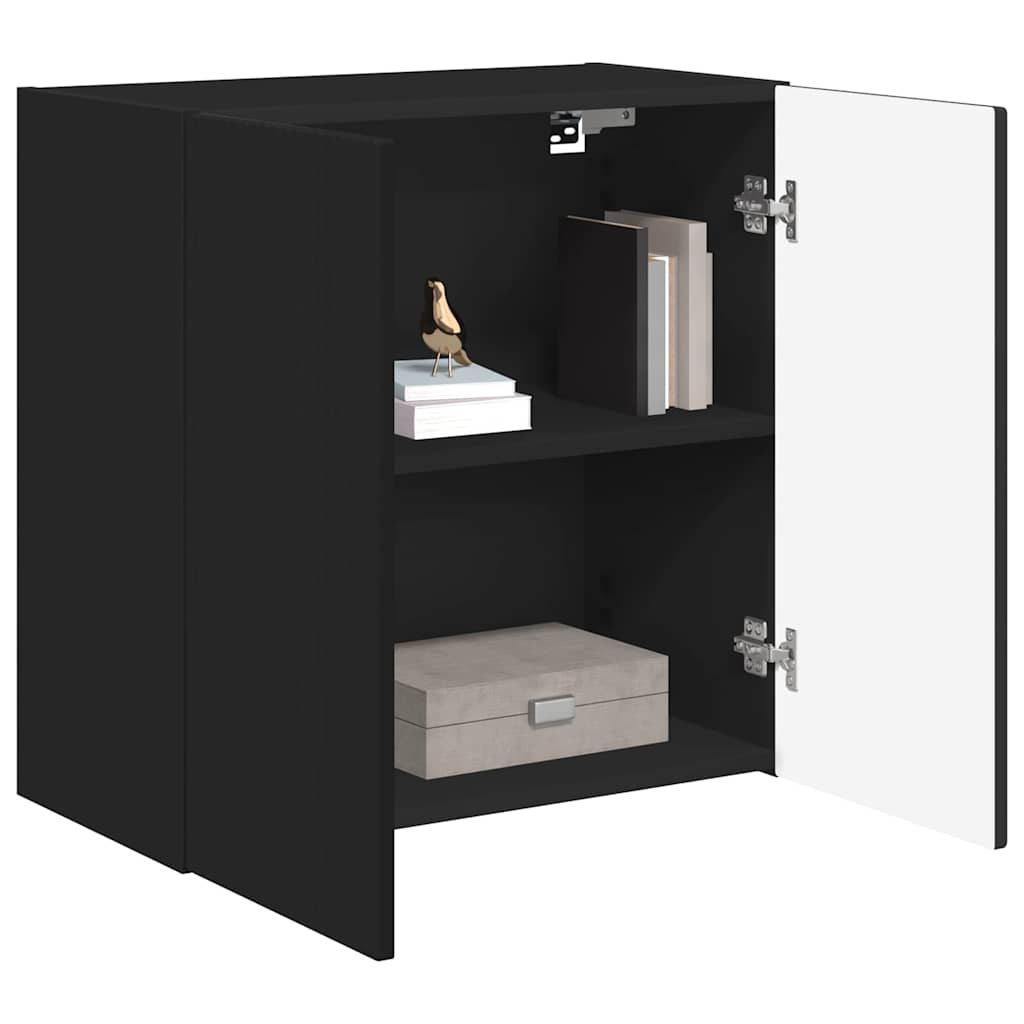 vidaXL Szafka pod telewizor Czarny 59,5 x 31 x 60 cm