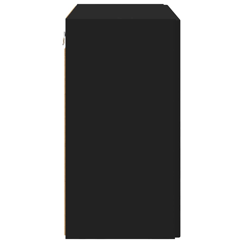 vidaXL Szafka pod telewizor Czarny 59,5 x 31 x 60 cm
