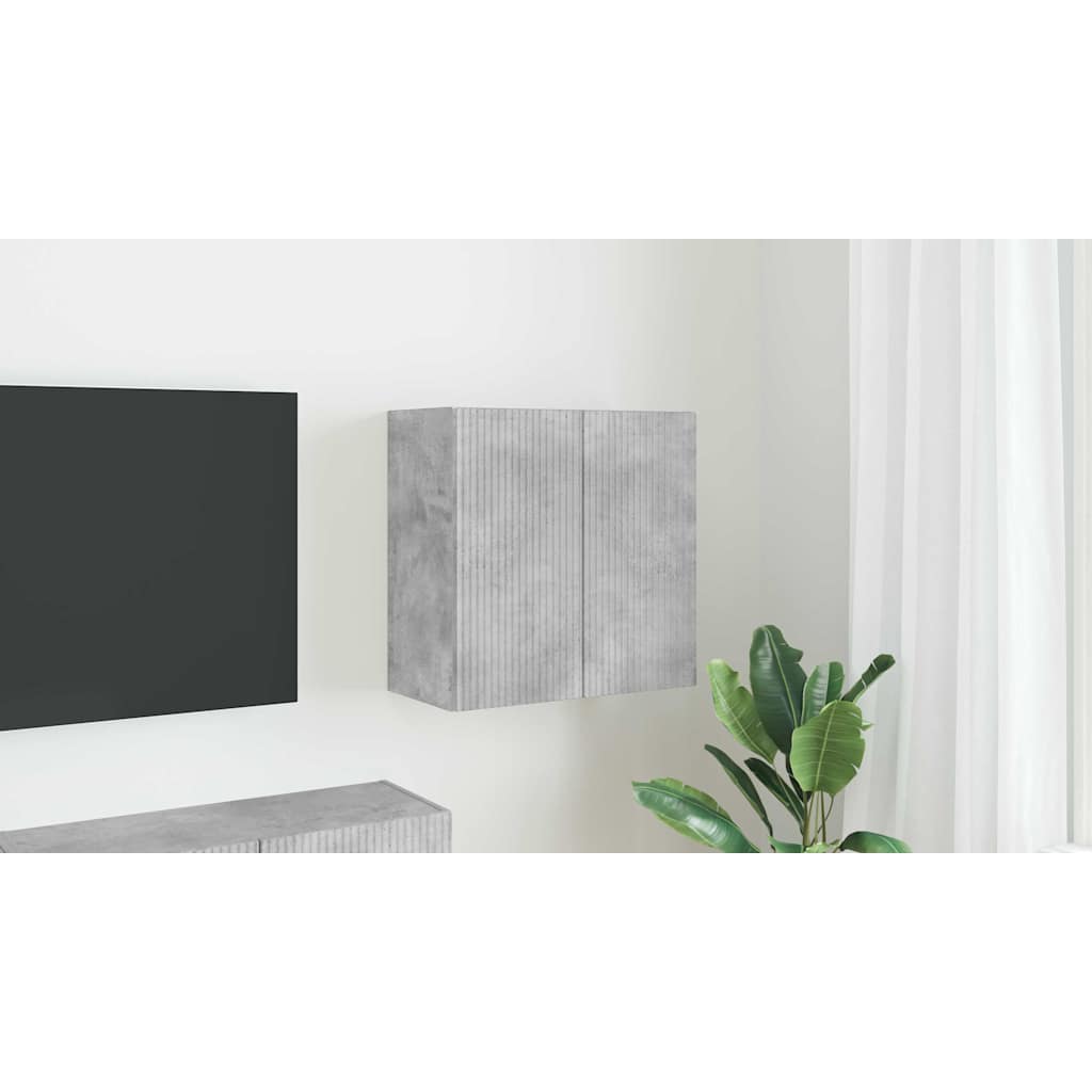 vidaXL Szafka pod telewizor 59,5 x 31 x 60 cm Betonowy szary