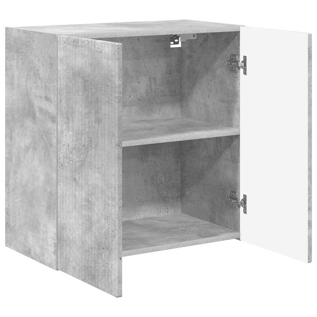 vidaXL Szafka pod telewizor Betonowy szary 59,5 x 31 x 60 cm