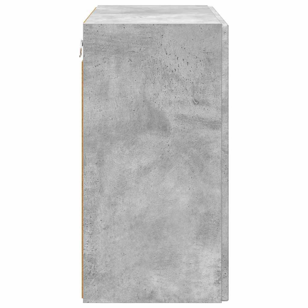 vidaXL Szafka pod telewizor Betonowy szary 59,5 x 31 x 60 cm
