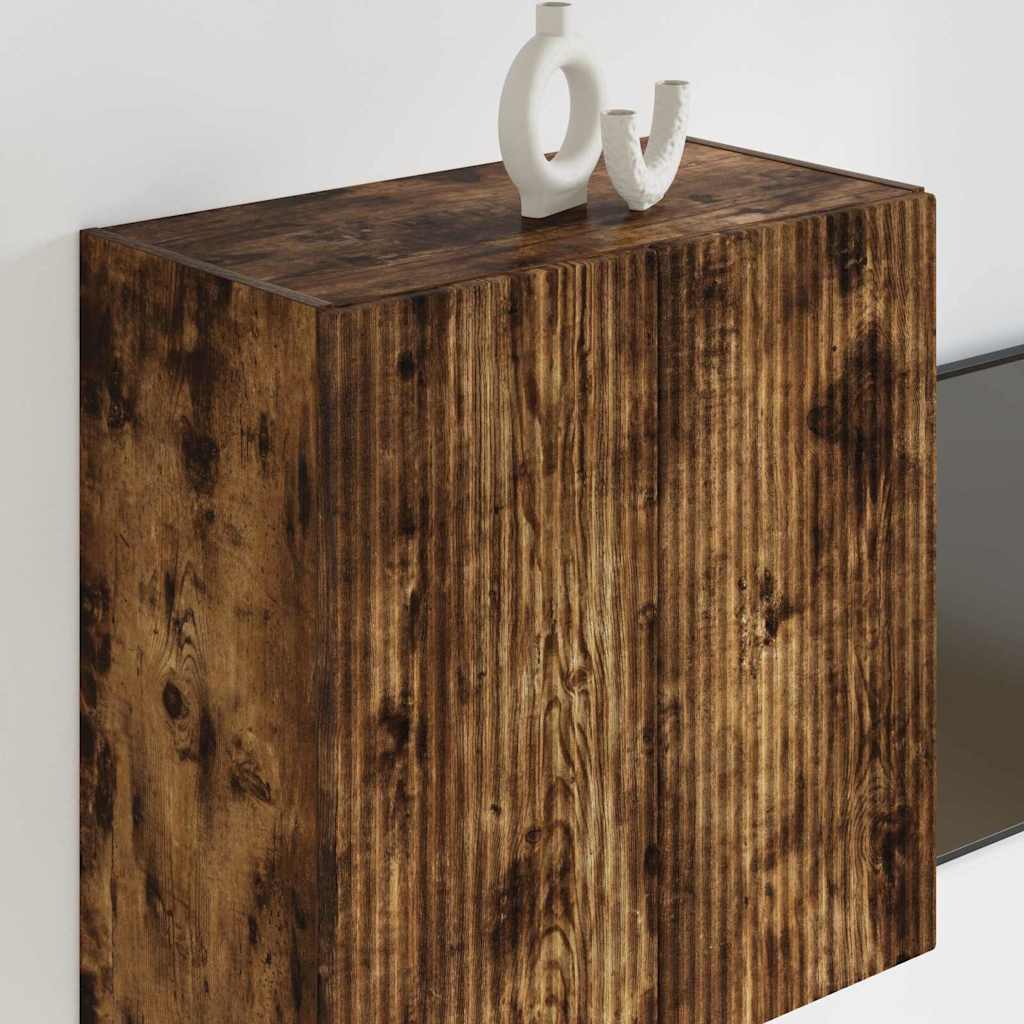 vidaXL Szafka pod telewizor Dąb wędzony 59,5 x 31 x 60 cm
