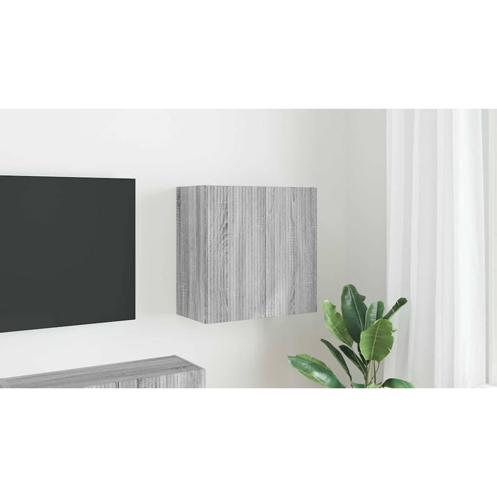 vidaXL Szafka pod telewizor 59,5 x 31 x 60 cm Szary Sonoma