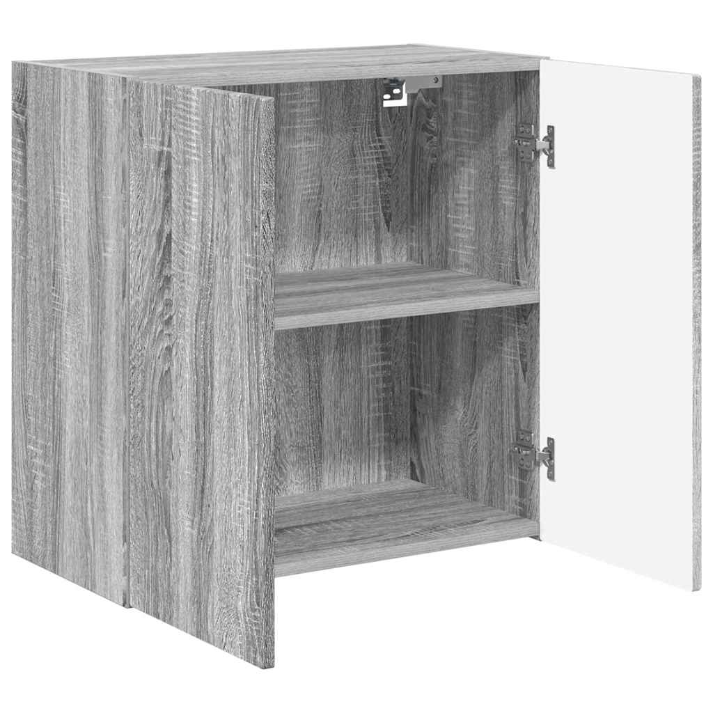 vidaXL Szafka pod telewizor Szary Sonoma 59,5 x 31 x 60 cm