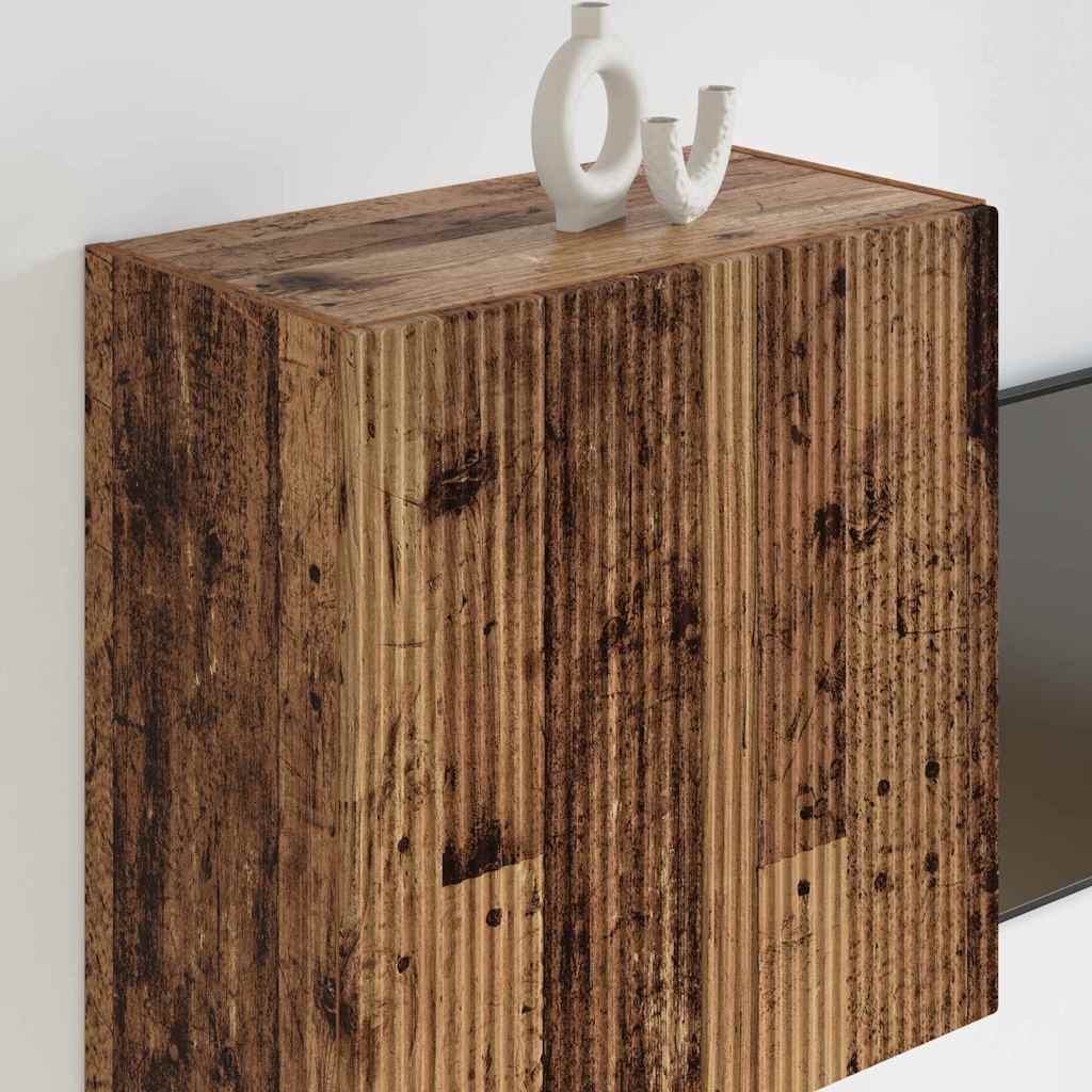 vidaXL Szafka pod telewizor Stare drewno 59,5 x 31 x 60 cm