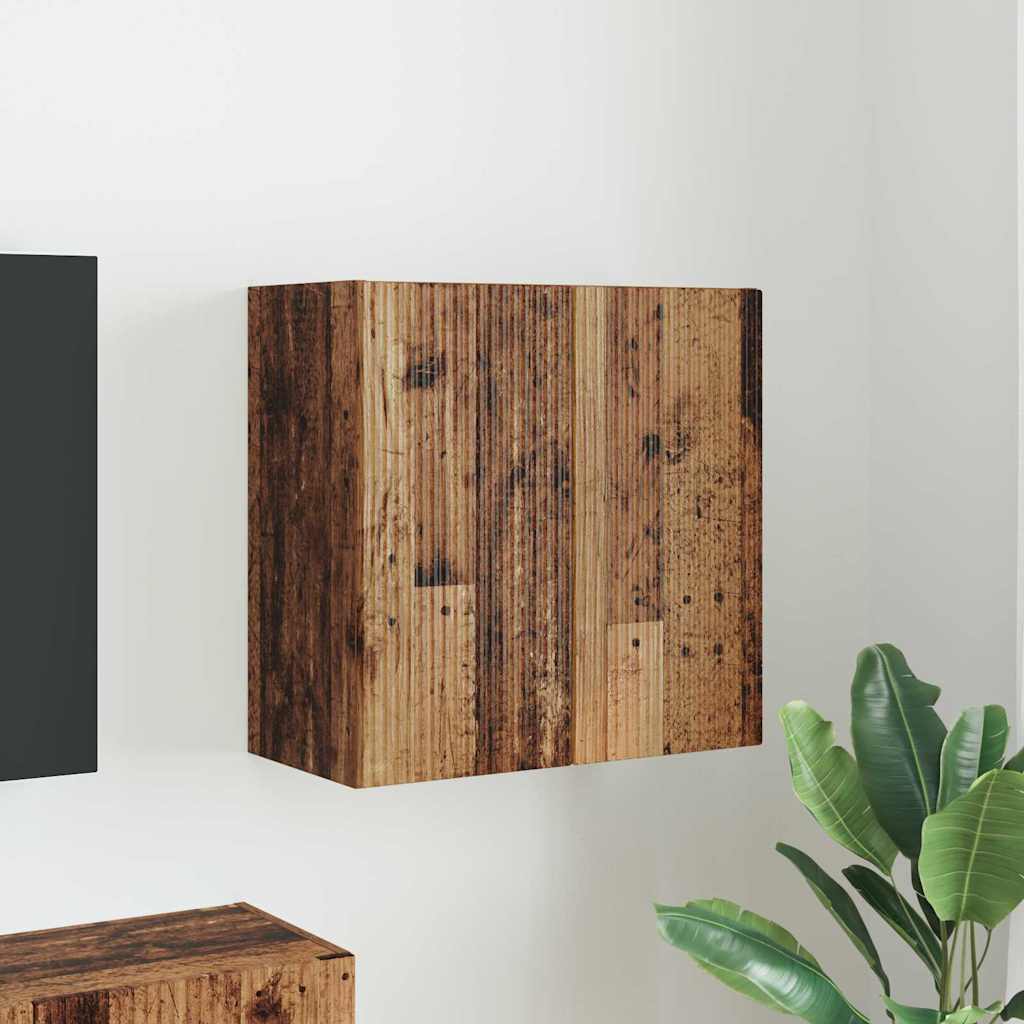 vidaXL Szafka pod telewizor Stare drewno 59,5 x 31 x 60 cm