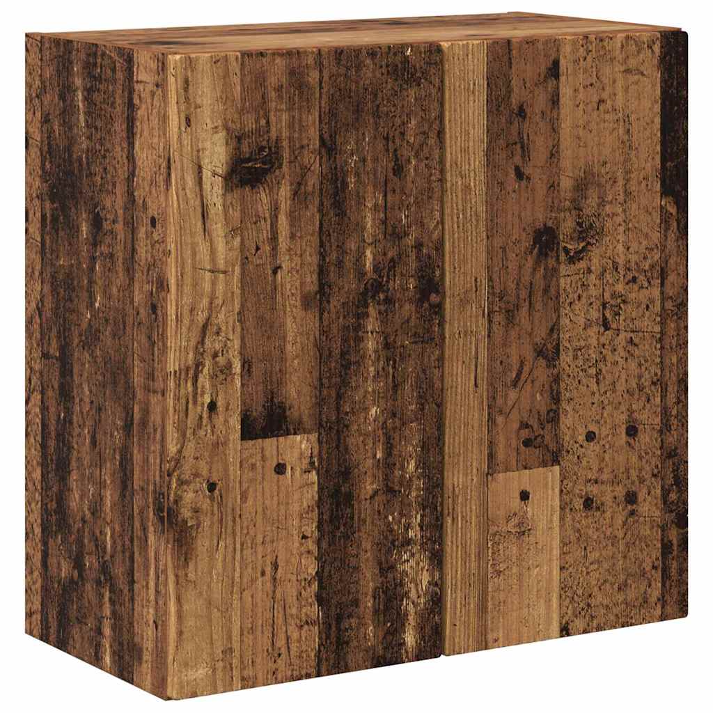 vidaXL Szafka pod telewizor Stare drewno 59,5 x 31 x 60 cm