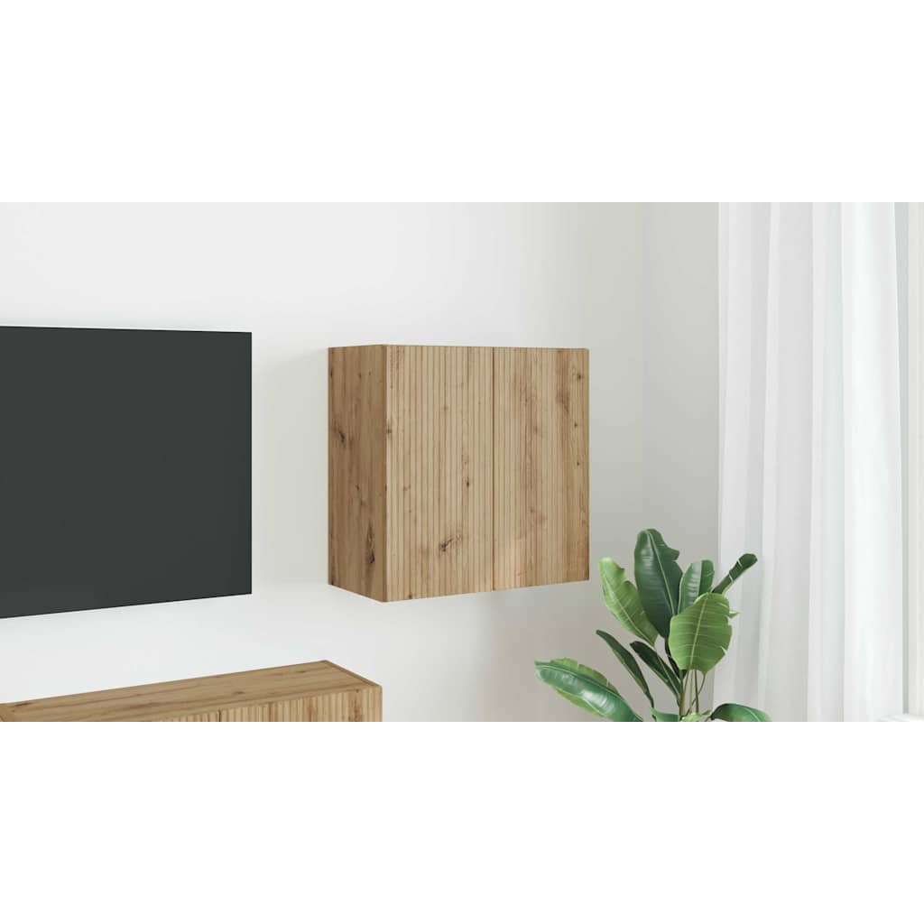 vidaXL Szafka pod telewizor 59,5 x 31 x 60 cm Dąb rzemieślniczy