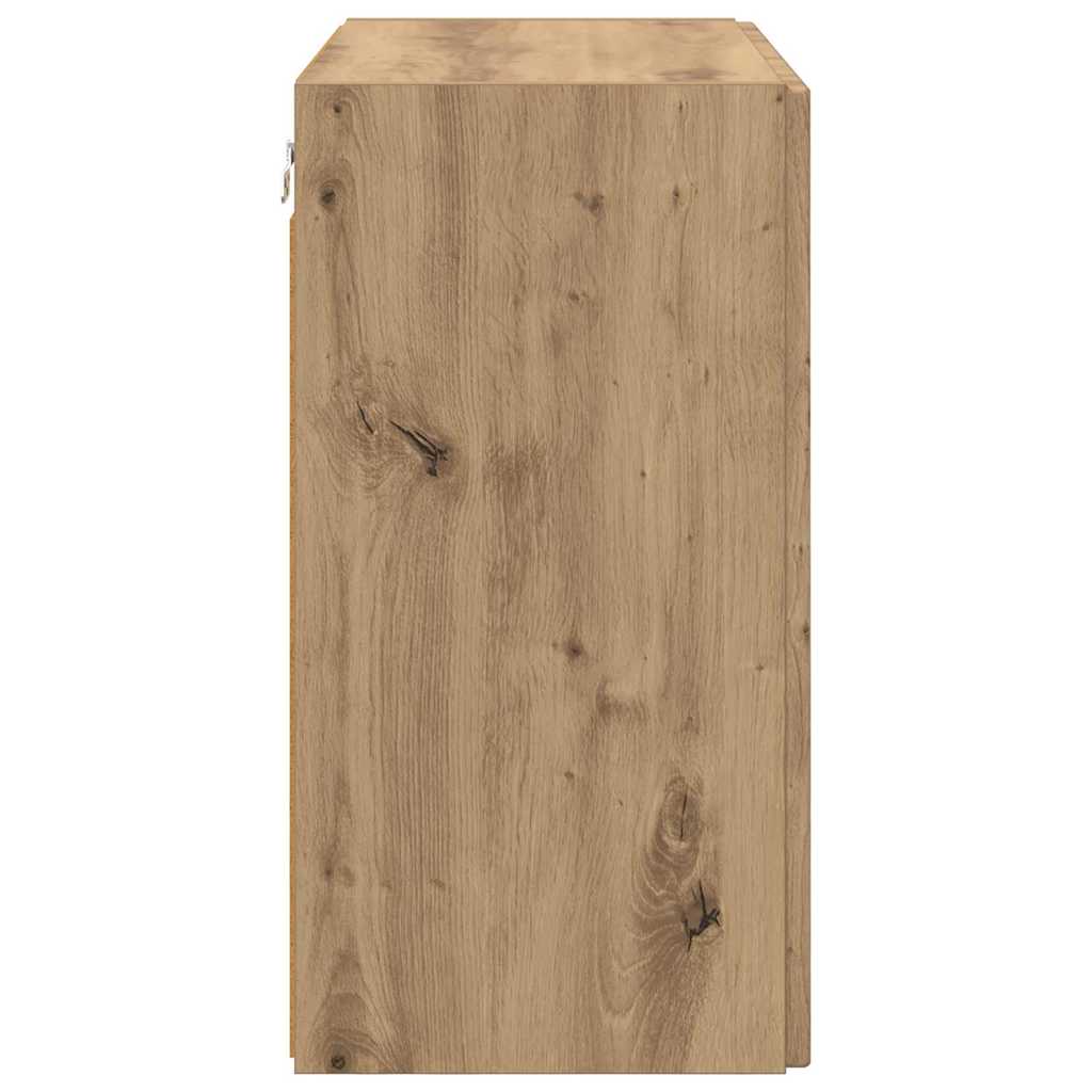 vidaXL Szafka pod telewizor Dąb rzemieślniczy 59,5 x 31 x 60 cm