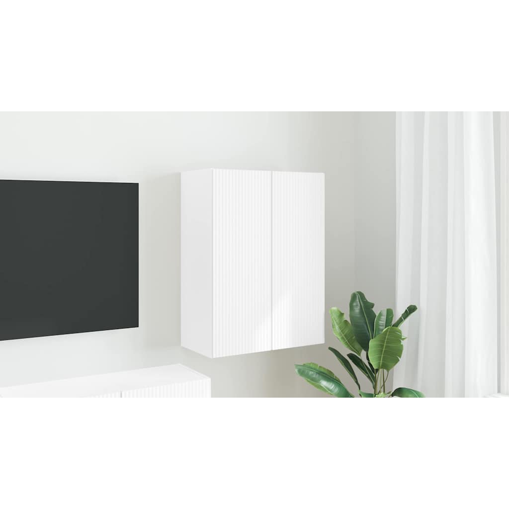 vidaXL Szafka pod telewizor 59,5 x 31 x 80 cm Biały