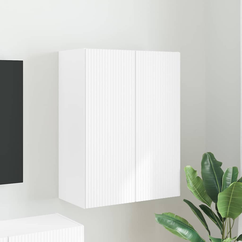 vidaXL Szafka pod telewizor Biały 59,5 x 31 x 80 cm