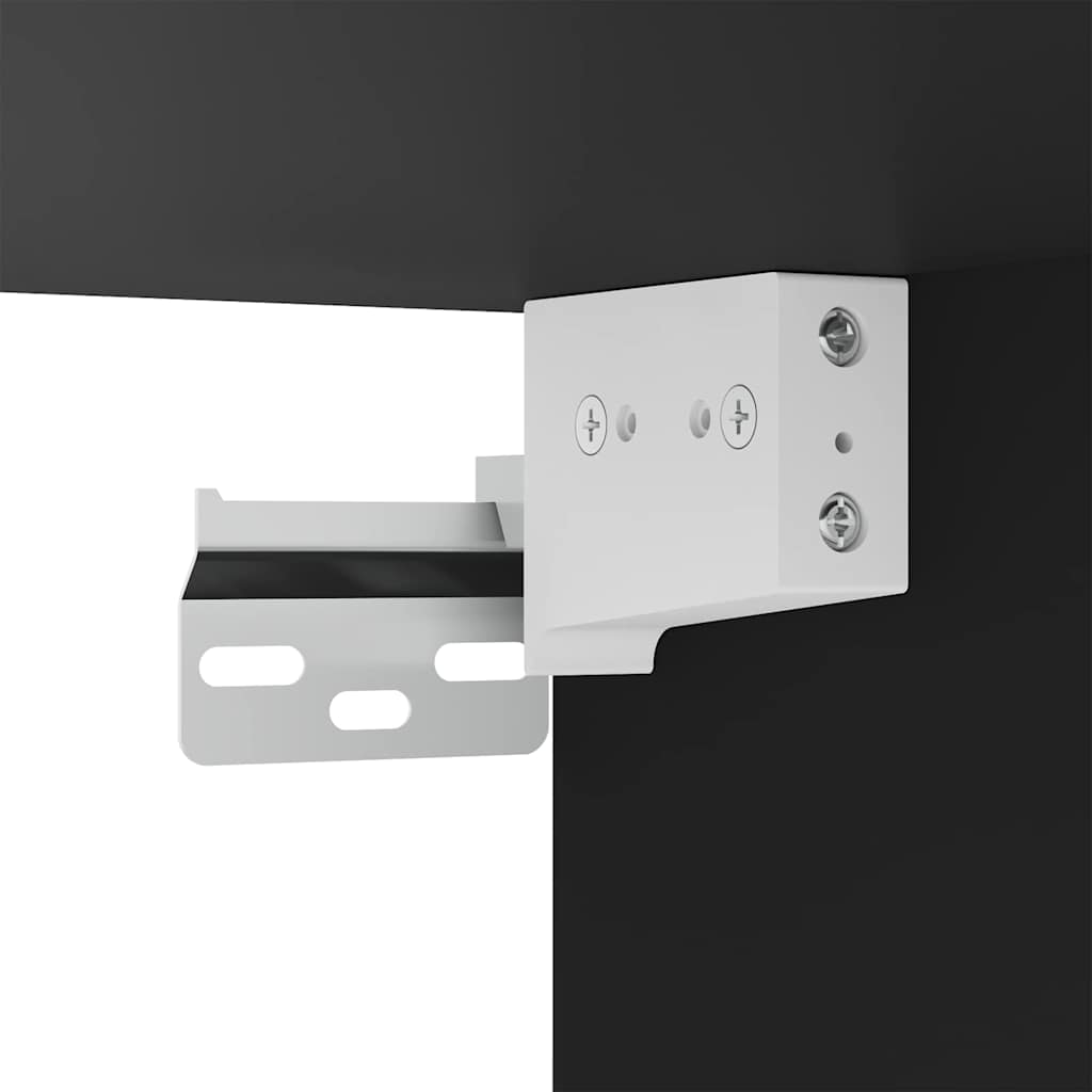 vidaXL Szafka pod telewizor Czarny 59,5 x 31 x 80 cm