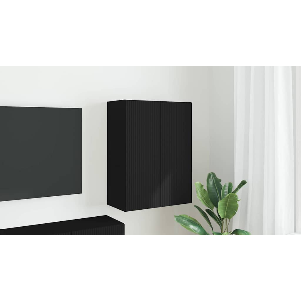 vidaXL Szafka pod telewizor 59,5 x 31 x 80 cm Czarny