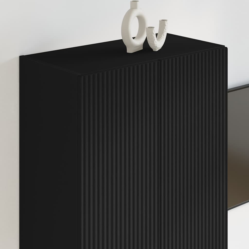 vidaXL Szafka pod telewizor Czarny 59,5 x 31 x 80 cm