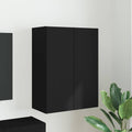 vidaXL Szafka pod telewizor Czarny 59,5 x 31 x 80 cm