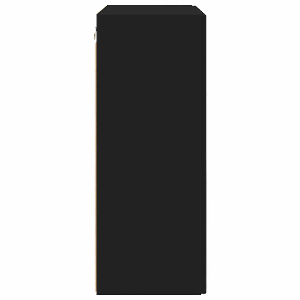 vidaXL Szafka pod telewizor Czarny 59,5 x 31 x 80 cm