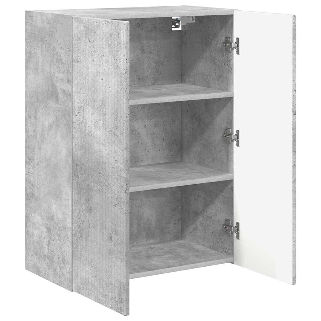 vidaXL Szafka pod telewizor Betonowy szary 59,5 x 31 x 80 cm