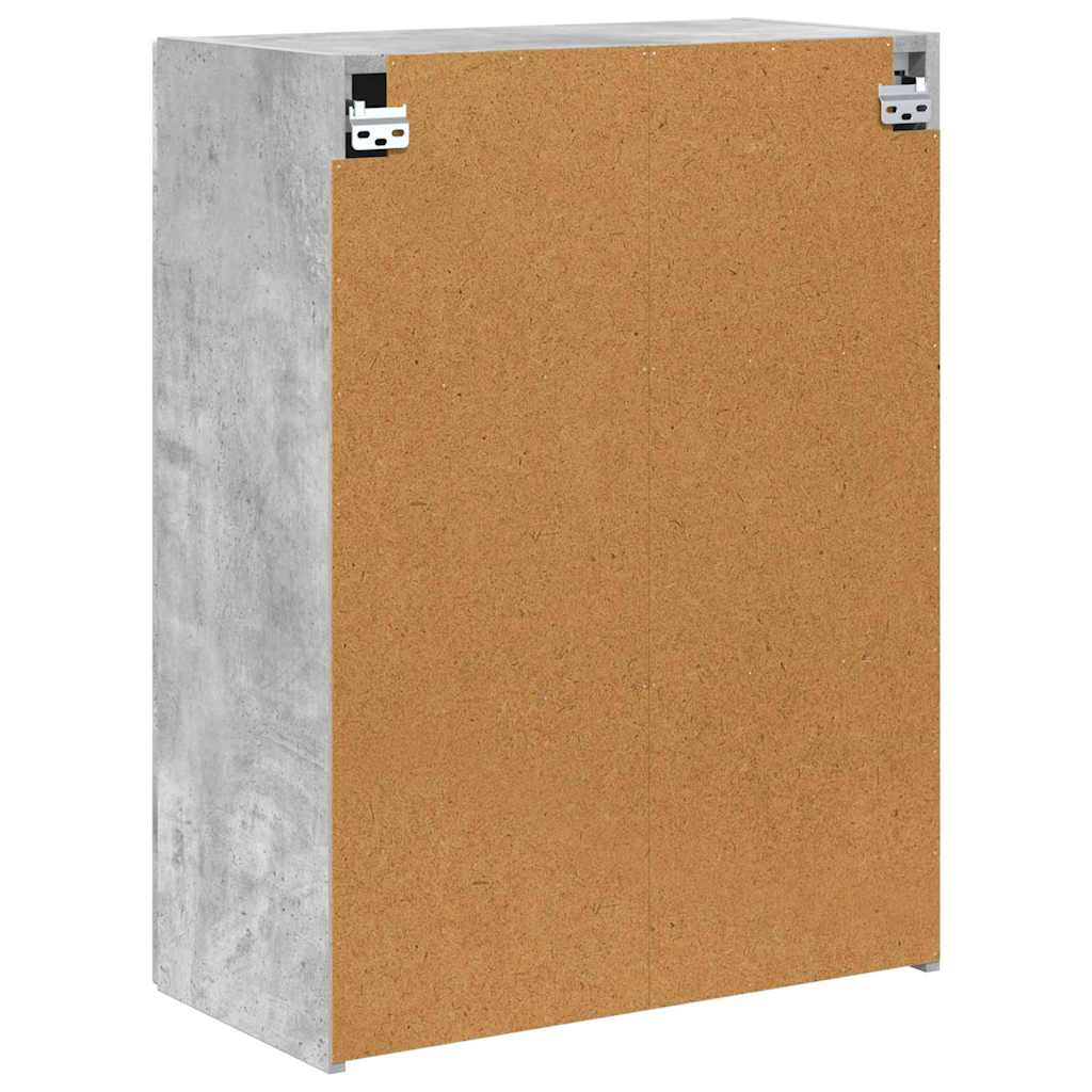 vidaXL Szafka pod telewizor Betonowy szary 59,5 x 31 x 80 cm