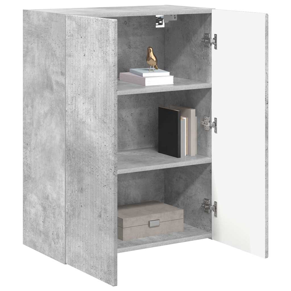 vidaXL Szafka pod telewizor Betonowy szary 59,5 x 31 x 80 cm