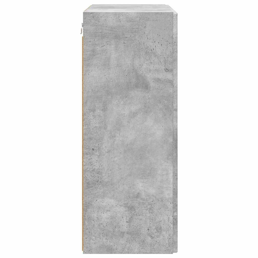 vidaXL Szafka pod telewizor Betonowy szary 59,5 x 31 x 80 cm