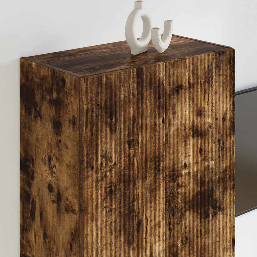 vidaXL Szafka pod telewizor Dąb wędzony 59,5 x 31 x 80 cm
